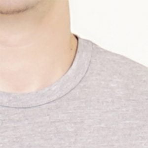 Collar made from main fabric