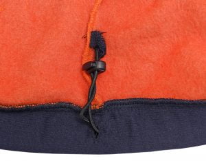 Hem adjustment by means of drawcord