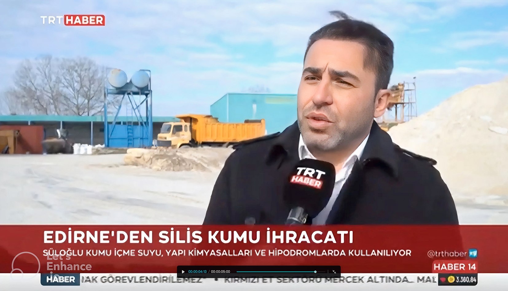 Our Silica Sand is on TRT News